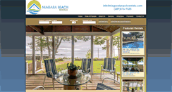 Desktop Screenshot of niagarabeachrentals.com